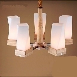 Designer Touch Decorative Simple Art lighting Solid wood Creative Iiving Ceiling Lamp