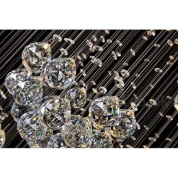 Designer Touch Decorative Extra Length 5 Meter Crystal Long Drop Ceiling Pendant Light Modern Chandelier Home Hanging Lighting Chandelier Lamps Fixtures