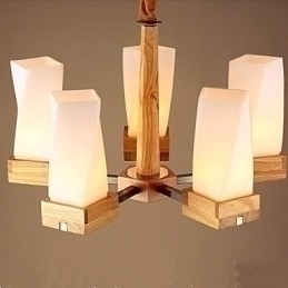 Designer Touch Decorative Simple Art lighting Solid wood Creative Iiving Ceiling Lamp