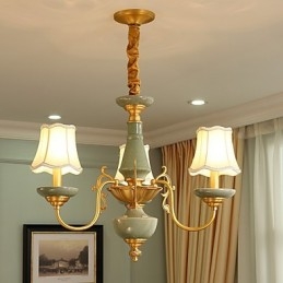 Designer Touch Decorative All Copper Chandelier Jade Chandelier OP0