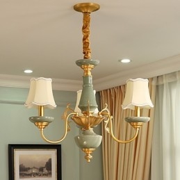 Designer Touch Decorative All Copper Chandelier Jade Chandelier OP0