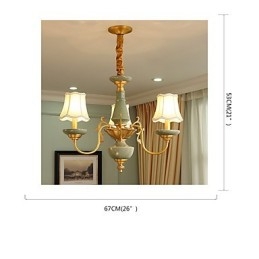 Designer Touch Decorative All Copper Chandelier Jade Chandelier OP0