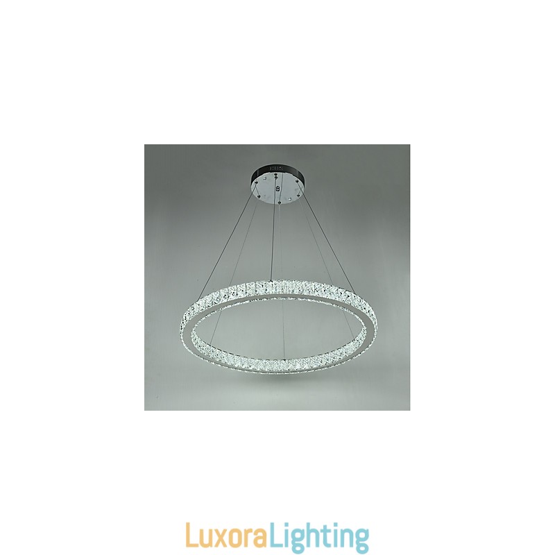 Designer Touch Decorative Dimmable Ring Ceiling Pendant Light Modern Chandelier Lighting Indoor Light with Remote Control