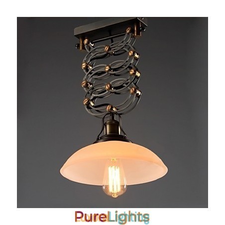 Designer Touch Decorative American Countryside Loft Style Pendant Light Wrought Iron Scissor Light Shop Decoration Lights Light