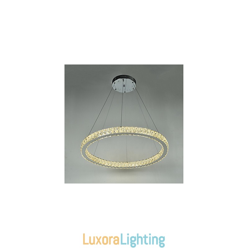 Designer Touch Decorative Dimmable Ring Ceiling Pendant Light Modern Chandelier Lighting Indoor Light with Remote Control