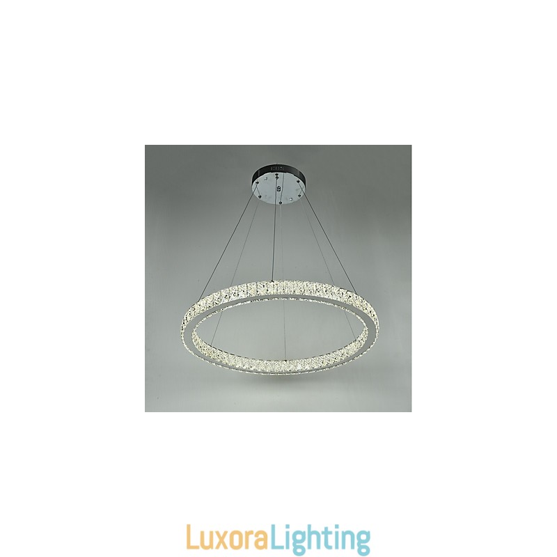 Designer Touch Decorative Dimmable Ring Ceiling Pendant Light Modern Chandelier Lighting Indoor Light with Remote Control