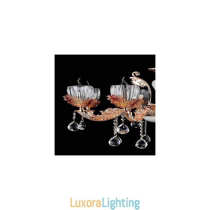 Designer Touch Decorative Modern Contemporary Traditional Classic Zinc Alloy Feature for Crystal Mini Style Metal Pendant Light