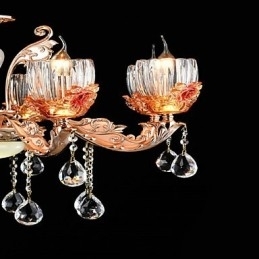 Designer Touch Decorative Modern Contemporary Traditional Classic Zinc Alloy Feature for Crystal Mini Style Metal Pendant Light