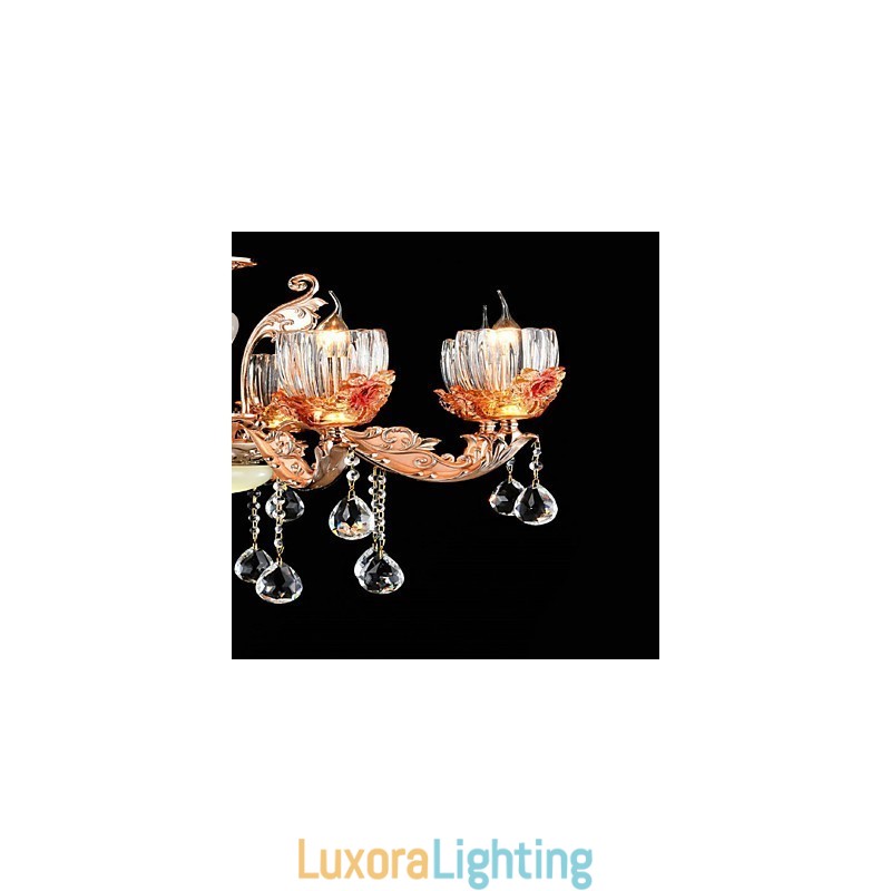 Designer Touch Decorative Modern Contemporary Traditional Classic Zinc Alloy Feature for Crystal Mini Style Metal Pendant Light