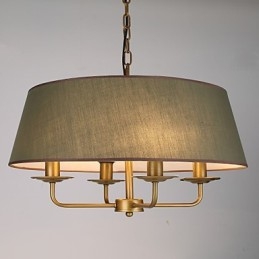 Designer Touch Decorative Rustic Lodge Painting Feature for Designers Metal Indoor Shops 2 Bulbs Chandelier