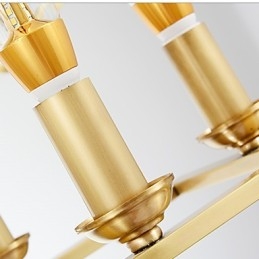 Designer Touch Decorative Modern Contemporary Brass Feature for Designers Metal Chandelier