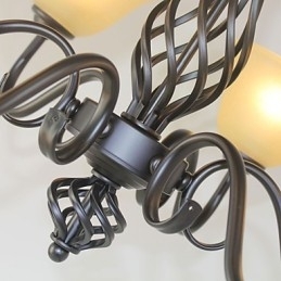 Designer Touch Decorative Traditional Classic Rustic Lodge Vintage Retro Country Others Feature for Mini Style Designers Metal Chandelier