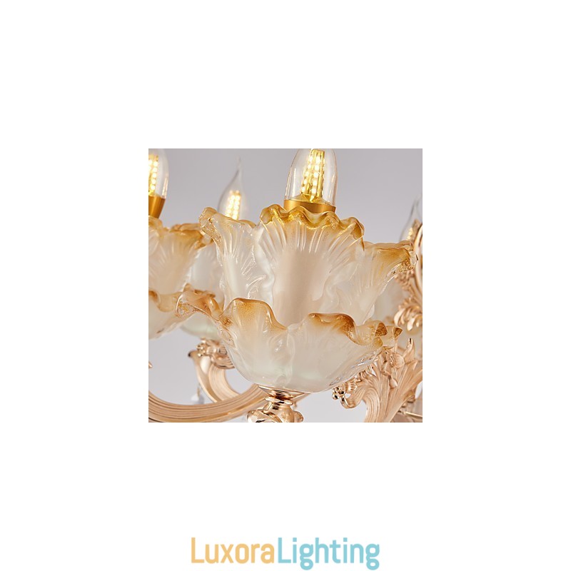 Designer Touch Decorative European Style Atmosphere Zinc Alloy Crystal Home Chandelier