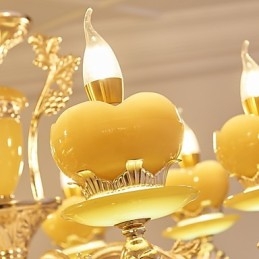 Designer Touch Decorative European Style Atmosphere Zinc Alloy Crystal Home Chandelier