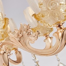 Designer Touch Decorative European Style Atmosphere Zinc Alloy Crystal Home Chandelier