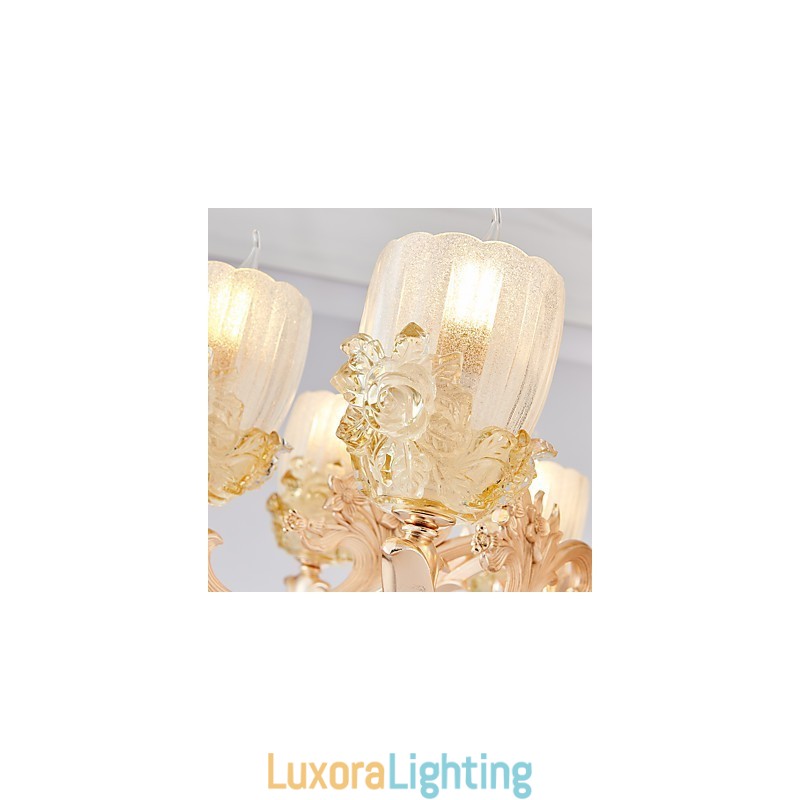 Designer Touch Decorative European Style Atmosphere Zinc Alloy Crystal Home Chandelier