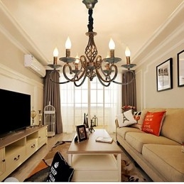 Designer Touch Decorative Retro Simple Lamp Copper Colored Lamp Candle Lamp