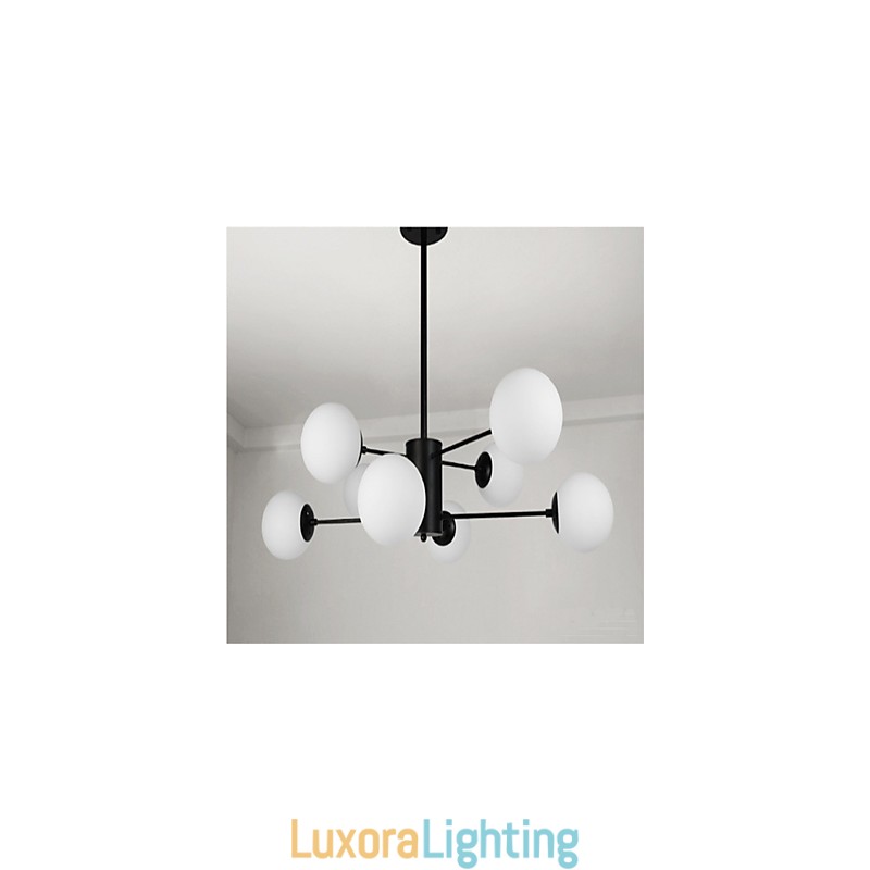 Designer Touch Decorative Modern Contemporary Traditional Classic Painting Feature for Mini Style Metal Chandelier