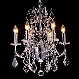 Designer Touch Decorative Modern Contemporary Traditional Classic Country Chrome Feature for Crystal Metal Chandelier