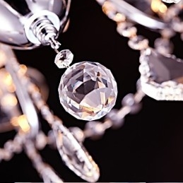 Designer Touch Decorative Modern Contemporary Traditional Classic Country Chrome Feature for Crystal Metal Chandelier