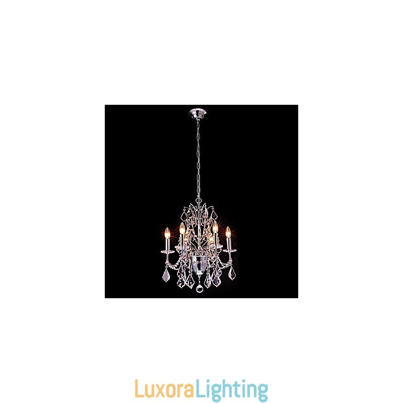 Designer Touch Decorative Modern Contemporary Traditional Classic Country Chrome Feature for Crystal Metal Chandelier