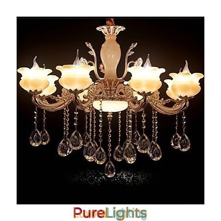 Designer Touch Decorative Jade Crystal Pendant lamp