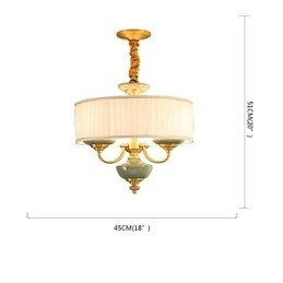 Designer Touch Decorative All Copper Chandelier Jade Chandelier