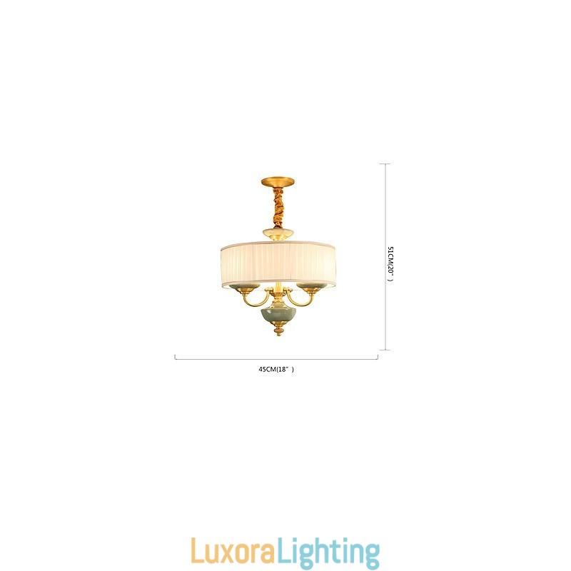 Designer Touch Decorative All Copper Chandelier Jade Chandelier