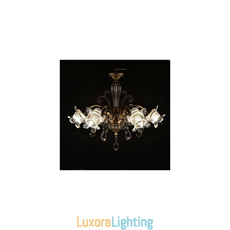 Designer Touch Decorative Rustic Lodge Painting Feature for Designers Metal Indoor Shops 2 Bulbs Chandelier