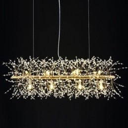 Designer Touch Decorative Traditional Classic Electroplated Feature for Crystal Metal Chandelier