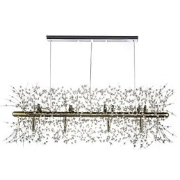 Designer Touch Decorative Traditional Classic Electroplated Feature for Crystal Metal Chandelier