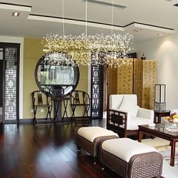 Designer Touch Decorative Traditional Classic Electroplated Feature for Crystal Metal Chandelier