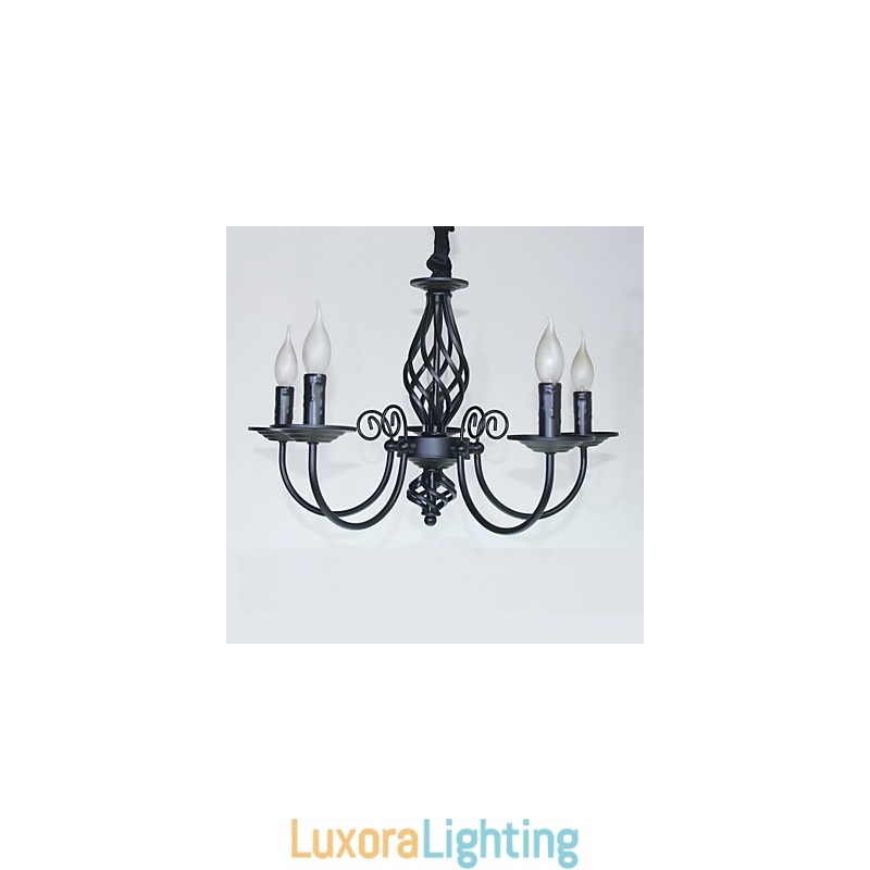 Designer Touch Decorative Modern Contemporary Traditional Classic Vintage Retro Others Feature for Mini Style Candle Style Metal Chandelier