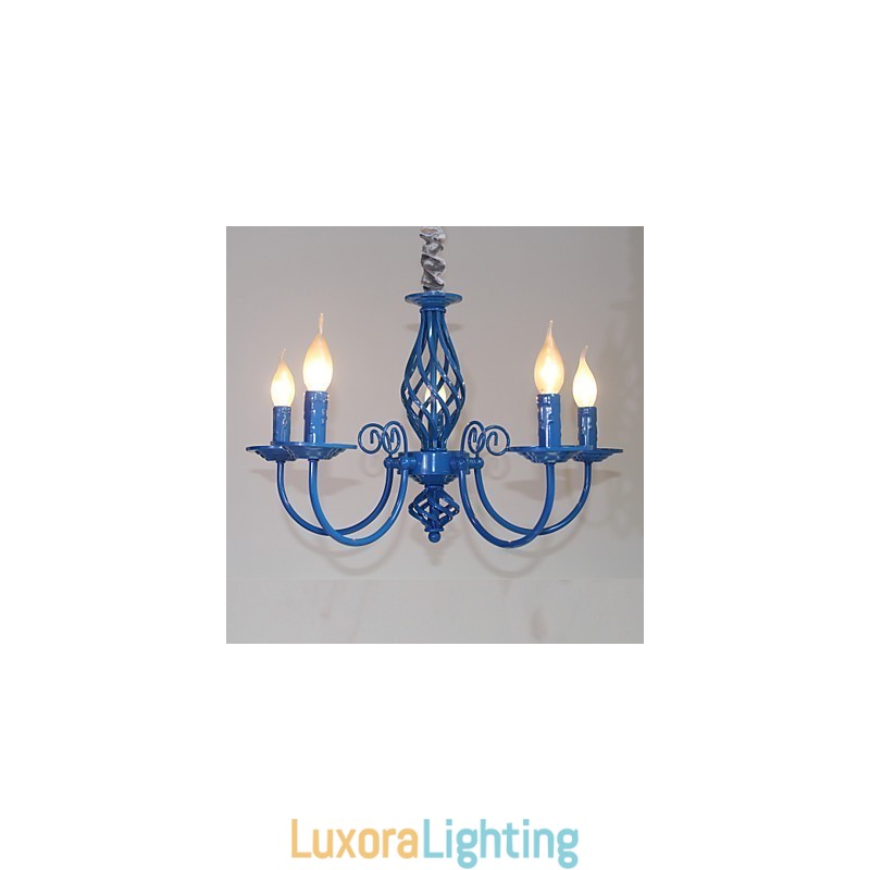 Designer Touch Decorative Modern Contemporary Traditional Classic Vintage Retro Others Feature for Mini Style Candle Style Metal Chandelier