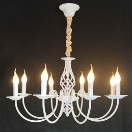 Designer Touch Decorative European Simple Iron Lamp Candle Lamp 8 Chandelier