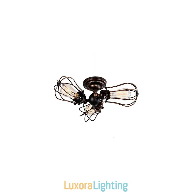 Designer Touch Decorative Retro Painting Feature for Mini Style Designers Metal Chandelier