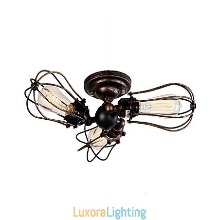 Designer Touch Decorative Retro Painting Feature for Mini Style Designers Metal Chandelier