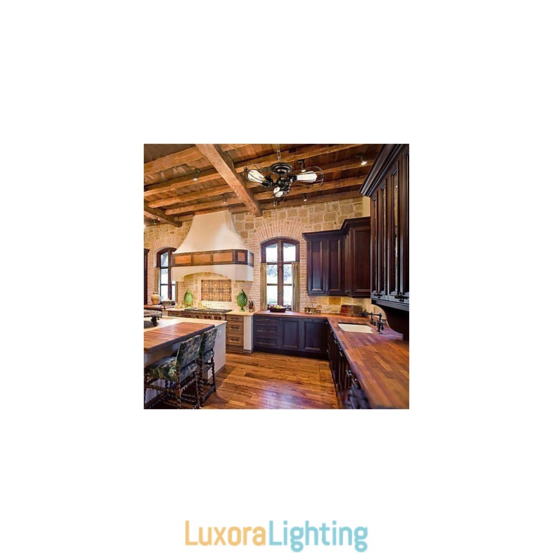 Designer Touch Decorative Retro Painting Feature for Mini Style Designers Metal Chandelier