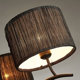 Designer Touch Decorative 3 Light Traditional Classic Chandelier with Simple Fabric Drum Shade