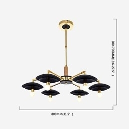 Designer Touch Decorative 6 Light Personalized Chandelier