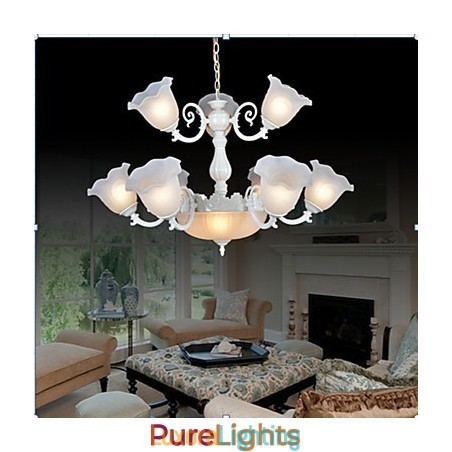 Designer Touch Decorative Chandelier Traditional Classic Vintage Retro Metal