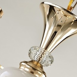 Designer Touch Decorative Chandelier Modern Contemporary Electroplated Feature for Crystal Metal