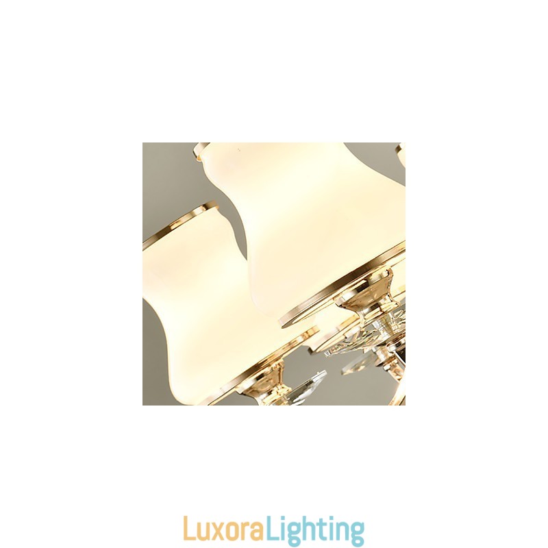 Designer Touch Decorative Chandelier Modern Contemporary Electroplated Feature for Crystal Metal