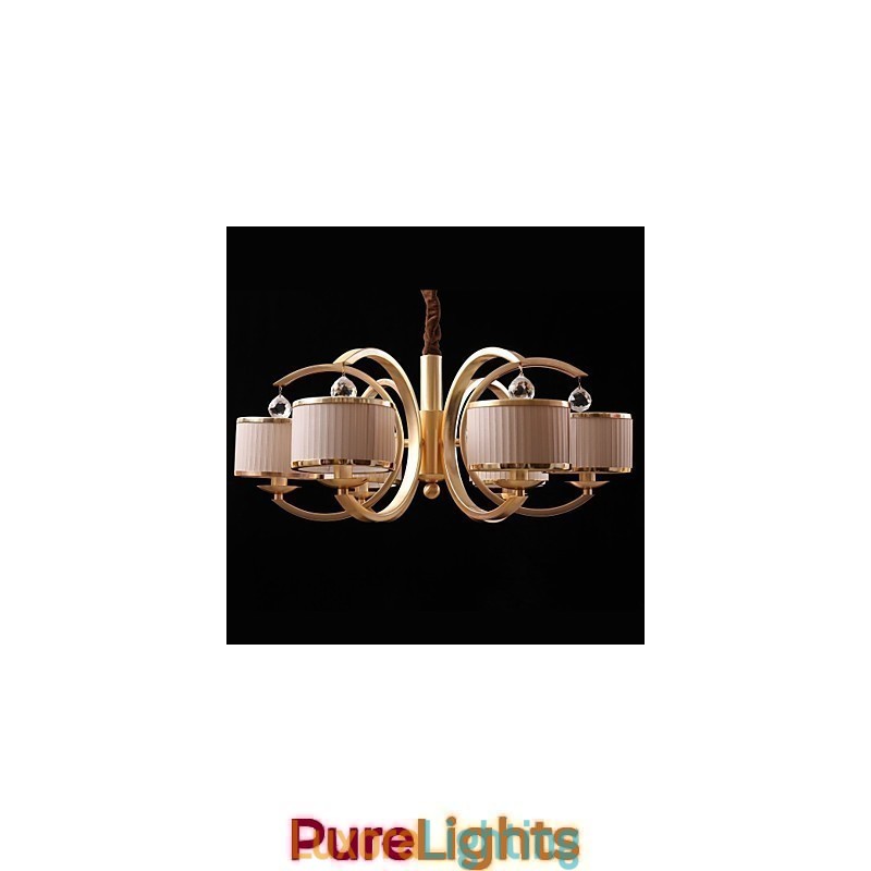 Designer Touch Decorative Modern Contemporary Bronze Metal Chandelier