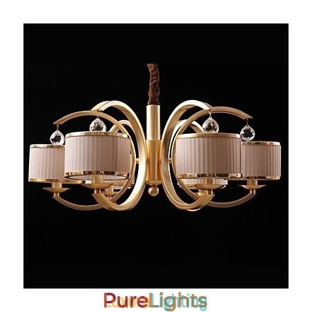 Designer Touch Decorative Modern Contemporary Bronze Metal Chandelier