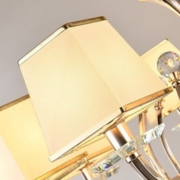 Designer Touch Decorative Chandelier Modern Contemporary Electroplated Feature for Crystal Metal