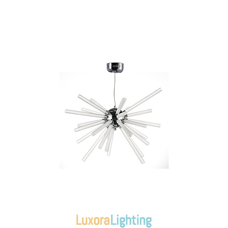 Designer Touch Decorative Globe Chrome Feature for Crystal Metal Chandelier