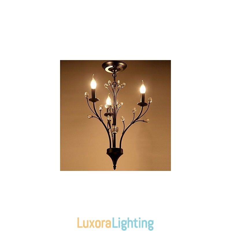 Designer Touch Decorative Modern Contemporary Traditional Classic Rustic Lodge Vintage Retro Lantern Country Globe Painting Feature for Crystal Chandelier