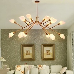 Designer Touch Decorative Nordic Simple Atmospheric Pastoral Chandelier Creative Lobby Chandelier Lamp