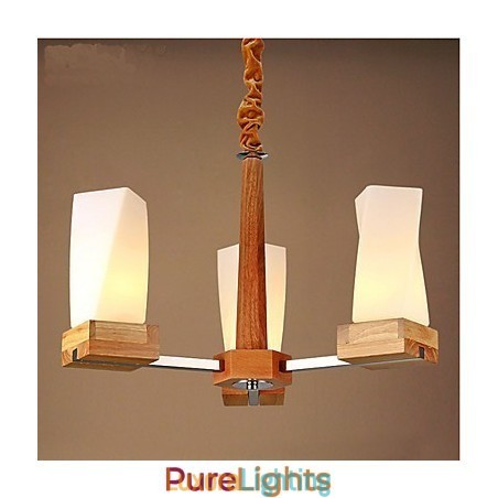 Designer Touch Decorative Simple Art lighting Solid wood Creative Iiving Ceiling lamp